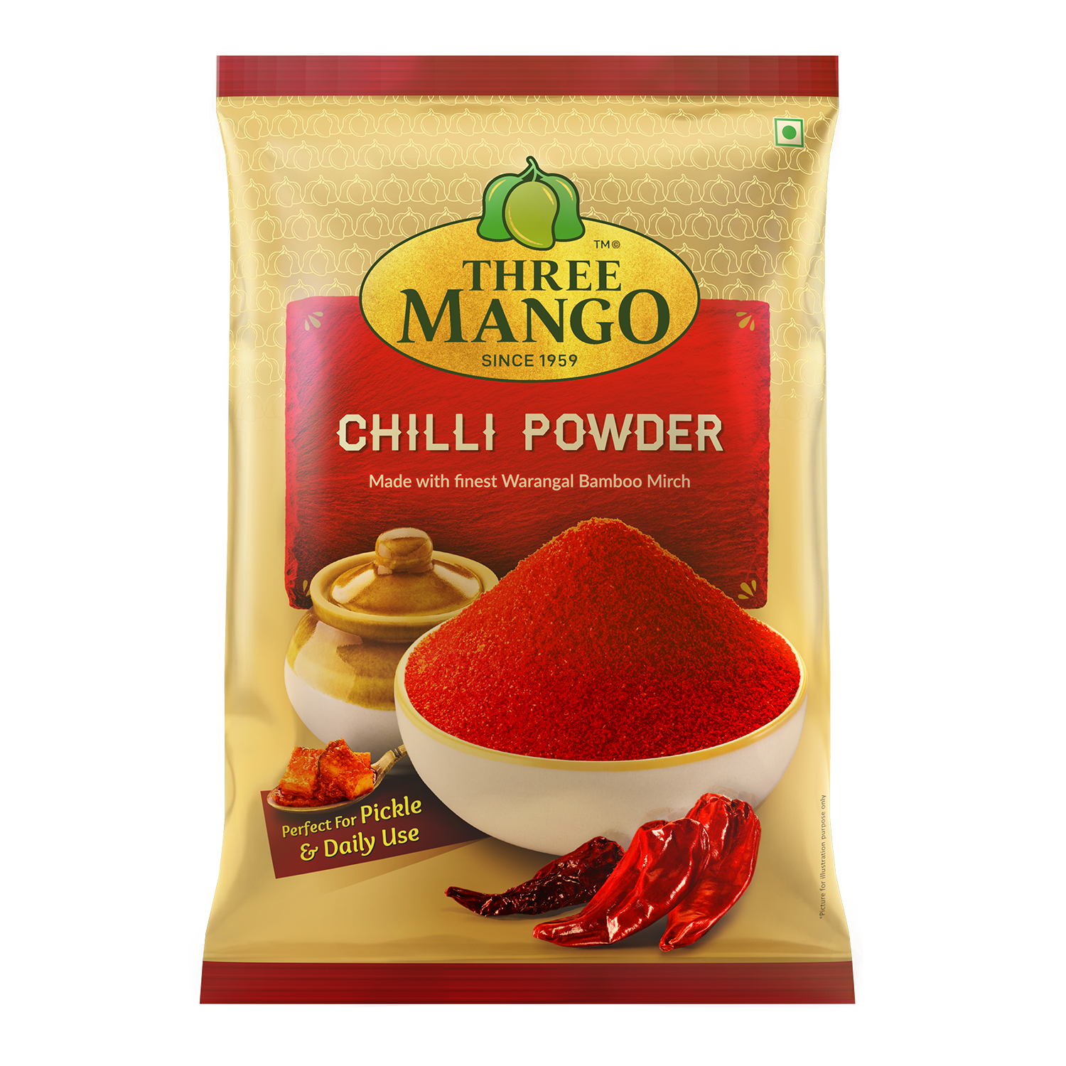Three Mango Chilli Powder – Pure, Spicy & Authentic Flavour