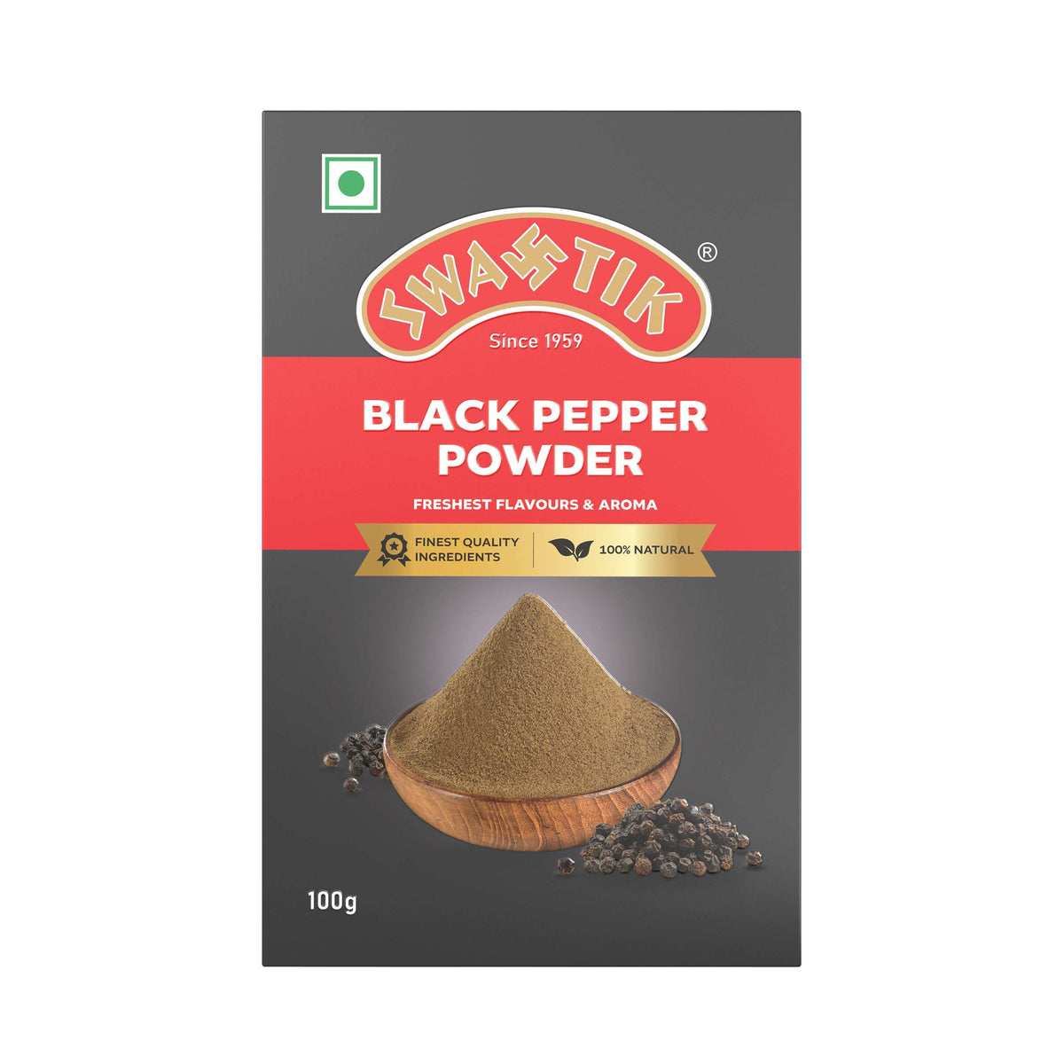 Buy Swastik Black Pepper Powder Online | Swastik Spices