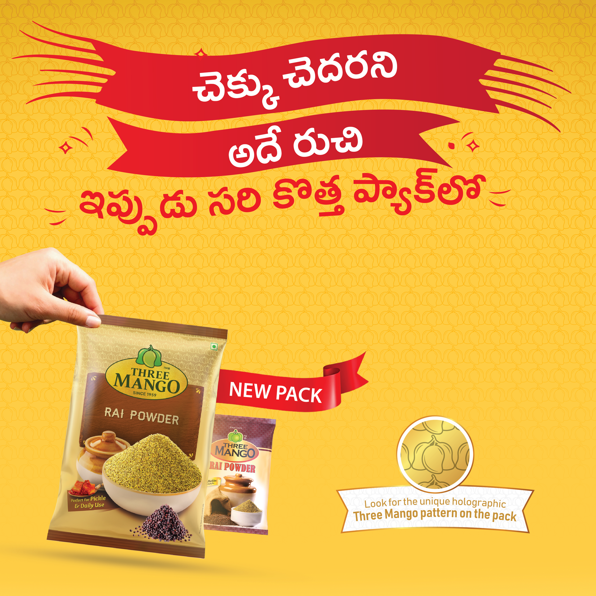 Three Mango Rai Powder – Strong Flavour | 100% Natural